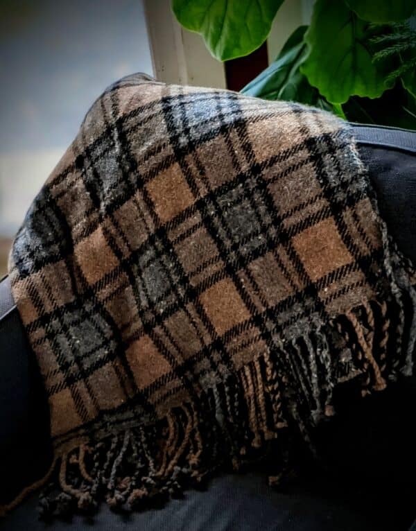 McKellar Tartan Wool/Alpaca Blanket - Image 4