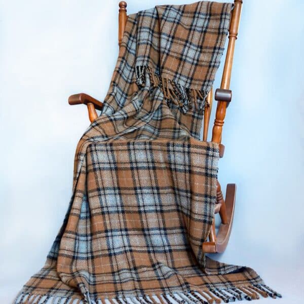 McKellar Tartan Wool/Alpaca Blanket - Image 2