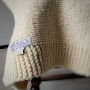 Hand Knit Wool Blanket