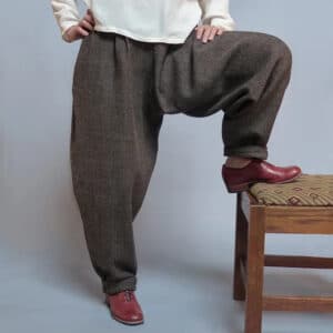Wool Baggy Pants