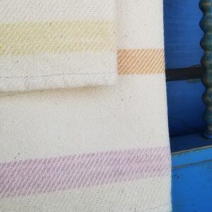 Summer Blanket - Tri-Coloured Stripes